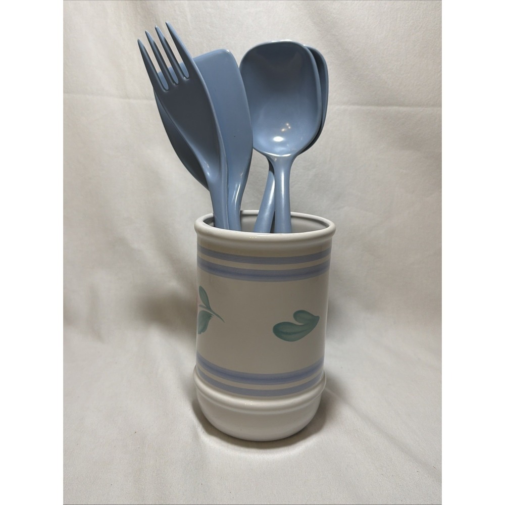Good Wood Tableworks Tulipano Capri 6" Stoneware Holder Utensil Included